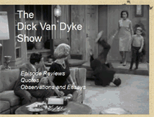 Tablet Screenshot of dickvandykeshow.blogspot.com