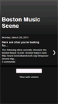 Mobile Screenshot of boston-music-scene.blogspot.com
