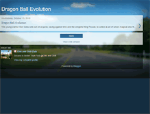 Tablet Screenshot of dragonballevolutions2009.blogspot.com