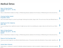 Tablet Screenshot of medical-detox.blogspot.com