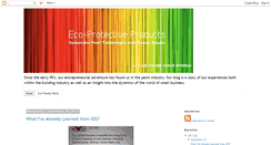 Desktop Screenshot of ecoprotectiveproducts.blogspot.com