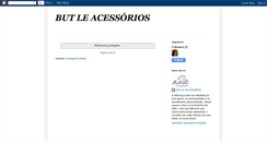 Desktop Screenshot of butleacessorios.blogspot.com