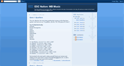 Desktop Screenshot of escnationmbmusic.blogspot.com