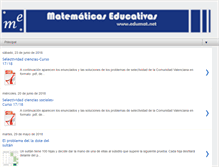 Tablet Screenshot of matematicaseducativas.blogspot.com