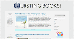 Desktop Screenshot of burstingbooks.blogspot.com