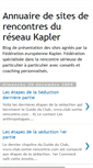 Mobile Screenshot of annuaire-rencontres.blogspot.com