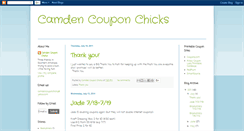 Desktop Screenshot of camdencouponchicks.blogspot.com