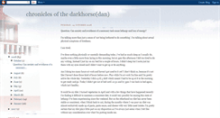 Desktop Screenshot of darkhorsedan.blogspot.com