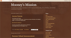 Desktop Screenshot of mooneysmissions.blogspot.com