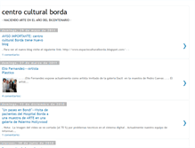 Tablet Screenshot of centroculturalborda.blogspot.com
