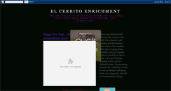 Desktop Screenshot of elcerritoenrichment.blogspot.com