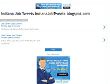 Tablet Screenshot of indianajobtweets.blogspot.com