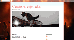 Desktop Screenshot of cancionescojonudas.blogspot.com