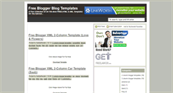 Desktop Screenshot of free-blogger-xml-templates.blogspot.com