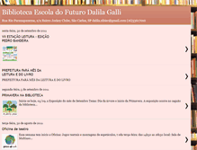 Tablet Screenshot of bibliotecadalila.blogspot.com