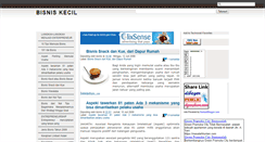 Desktop Screenshot of bisniskecil-pemula.blogspot.com