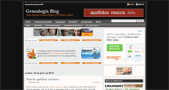 Desktop Screenshot of genealogiablog.blogspot.com