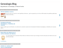 Tablet Screenshot of genealogiablog.blogspot.com