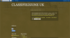 Desktop Screenshot of classifiedzoneuk.blogspot.com