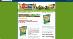 Desktop Screenshot of farmvillesecretsguide.blogspot.com