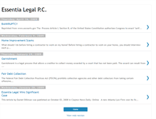 Tablet Screenshot of essentialegal.blogspot.com