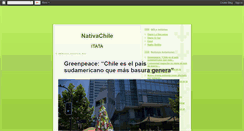 Desktop Screenshot of nativachile.blogspot.com