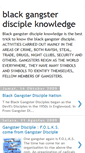 Mobile Screenshot of blackgangsterdiscipleknowledge.blogspot.com