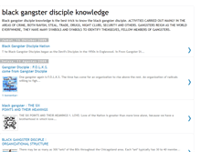 Tablet Screenshot of blackgangsterdiscipleknowledge.blogspot.com