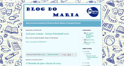 Desktop Screenshot of escolaestadualmariaribeiro.blogspot.com