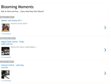 Tablet Screenshot of bloomingmoments.blogspot.com