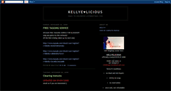 Desktop Screenshot of kellyelicious.blogspot.com