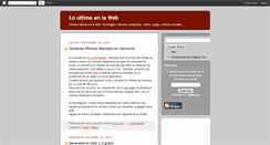 Desktop Screenshot of loultimoenlaweb.blogspot.com