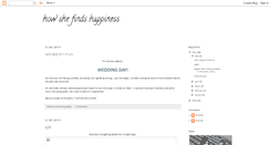 Desktop Screenshot of howshefindshappiness.blogspot.com