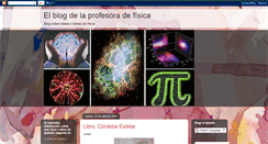 Desktop Screenshot of elblogdelaprofesoradefisica.blogspot.com