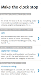 Mobile Screenshot of make-the-clock-stop.blogspot.com