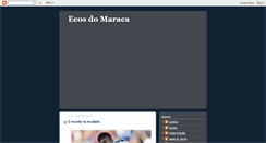 Desktop Screenshot of ecosdomaraca.blogspot.com