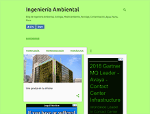 Tablet Screenshot of ingenieros-ambientales.blogspot.com