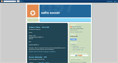 Desktop Screenshot of eafrasoccer.blogspot.com