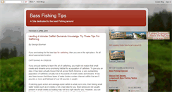 Desktop Screenshot of bestbassfishingtips.blogspot.com