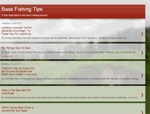 Tablet Screenshot of bestbassfishingtips.blogspot.com