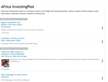 Tablet Screenshot of africainvestingpost.blogspot.com