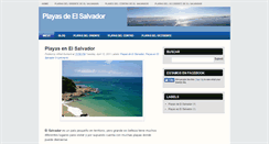 Desktop Screenshot of playasenelsalvador.blogspot.com