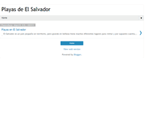 Tablet Screenshot of playasenelsalvador.blogspot.com