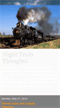 Mobile Screenshot of merle-nighttrainthoughts.blogspot.com