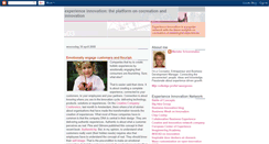 Desktop Screenshot of experienceinnovation.blogspot.com