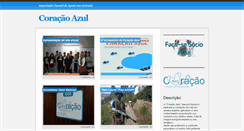 Desktop Screenshot of acoracaoazul.blogspot.com