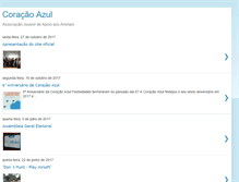 Tablet Screenshot of acoracaoazul.blogspot.com