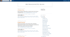 Desktop Screenshot of microgigsiteblog.blogspot.com