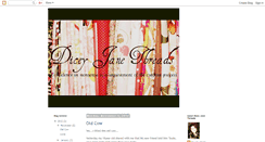 Desktop Screenshot of diceyjanethreads.blogspot.com