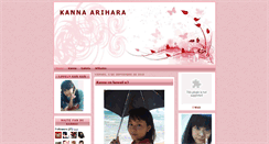 Desktop Screenshot of kanna-arihara.blogspot.com